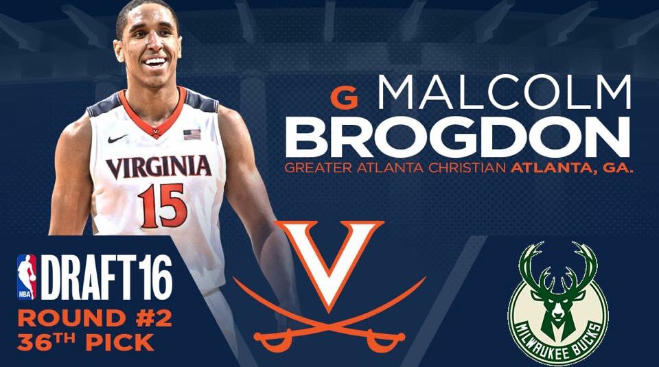 Juliepr76's tweet photo. So happy for Malcolm... @UVAMensHoops @UVAHoops @uva @Bucks #Draft16 https://t.co/ZQ8holSKkr