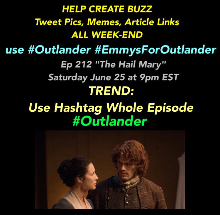 Mimi Fraser (@mimicipher) on Twitter photo .<a href="/OutlanderAmbass/">Outlander Ambassador</a> <a href="/Outlander_STARZ/">Outlander Universe</a>
BUZZ IT UP‼️‼️
Join Ep 212 LIVE TWEET Party🎉🎈
#EmmysForOutlander #Outlander .<a href="/OutlanderAmbass/">Outlander Ambassador</a> <a href="/Outlander_STARZ/">Outlander Universe</a>
BUZZ IT UP‼️‼️
Join Ep 212 LIVE TWEET Party🎉🎈
#EmmysForOutlander #Outlander