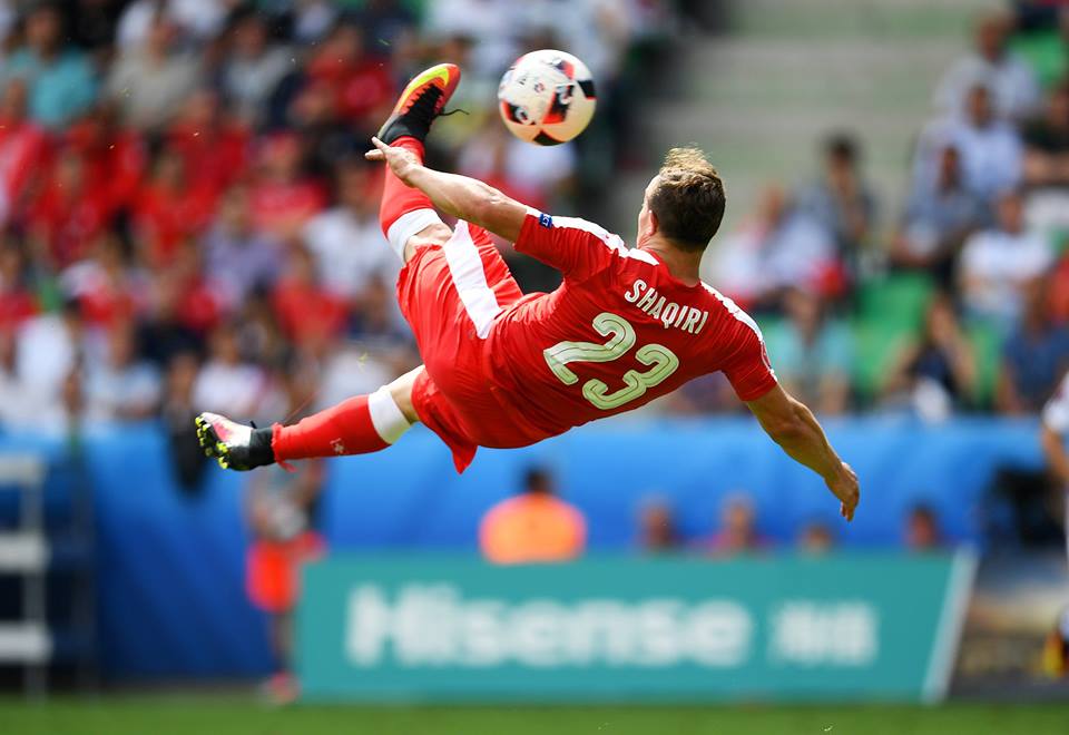 ShakeelktkKhan's tweet photo. it was best goal so far of #EURO2016 #Shaqiri #SUIvPOL 5-4 on penalities  FT 1-1 https://t.co/DonVBxSrVf