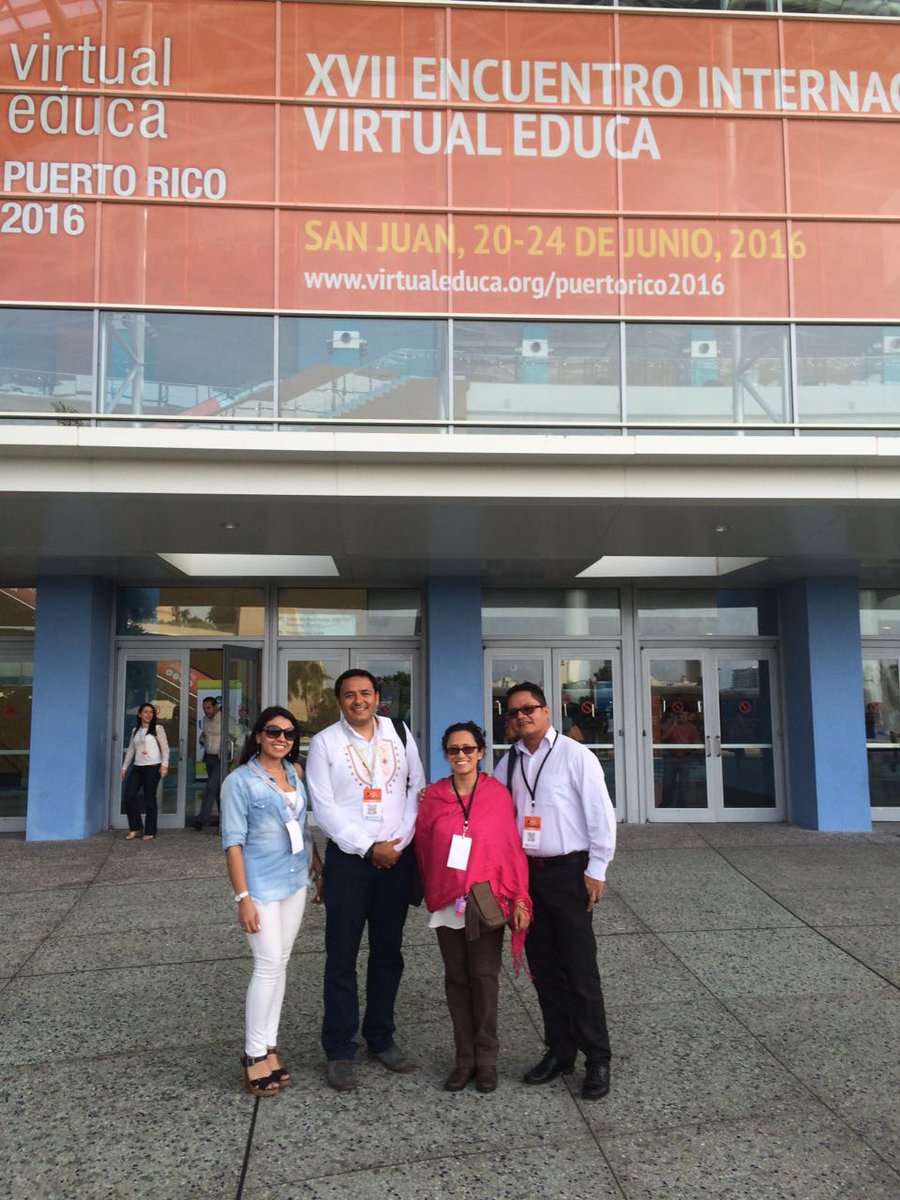 64profedaniel's tweet photo. Un gran equipo que participó activamente en @virtualeduca #VEPR2016  @UNIMINUTODISTAN próxima parada #Bogotá2017 https://t.co/4gTdXugqXX