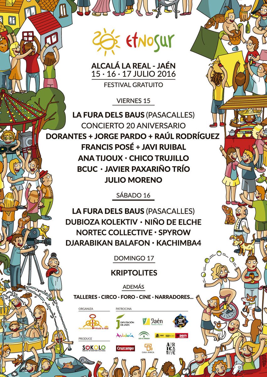 EtnoSur_Oficial's tweet photo. #Etnosur2016 cada vez más cerca #20alEtnosur https://t.co/UvOHm3d2Nr https://t.co/6THYTH8F99