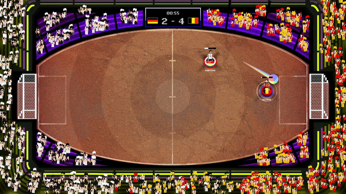 capridersgame's tweet image. Clay Stade! The only oval-shaped stadium in the world! 
#gamedev #indiedev