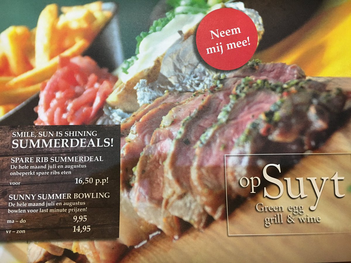 OpSuyt's tweet photo. #zomer #nieuw #opsuyt #menukaart @OpSuyt @XLHelmond per 29 juni 2016 gaat de kaart in!! https://t.co/sFENmErGpz