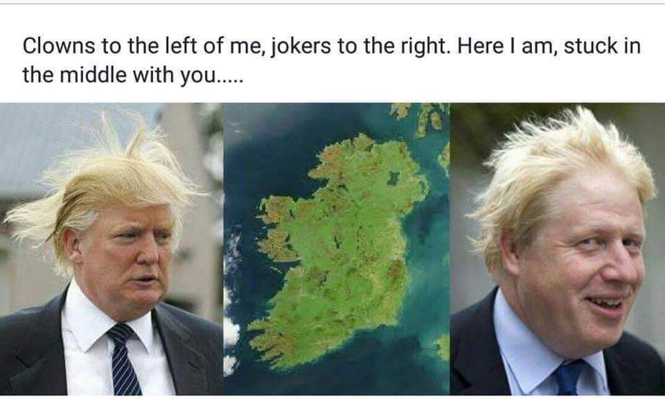 farridub's tweet photo. God help us 😂 @realDonaldTrump @BorisJohnson #Brexit #2IDIOTS https://t.co/hwCLh2HCKT