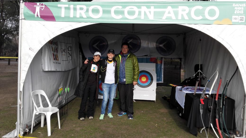 Listos para comenzar el evento #DiaOlimpico