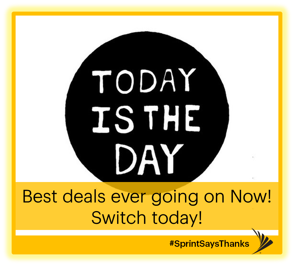 Sprint4NYNJ's tweet photo. #SprintSaysThanks is HERE! Door Busters available NOW! https://t.co/qCM7JJQmvC #Sprint4NYC https://t.co/xVxpVBZlpS