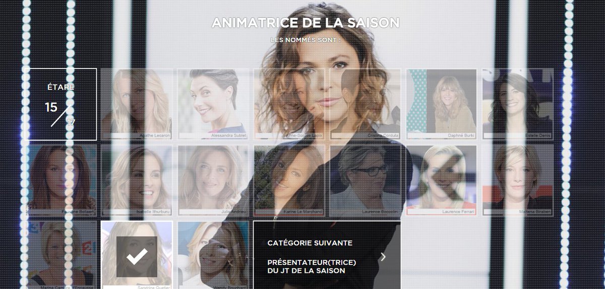 marie_qn's tweet photo. Il est encore temps de voter pour les #TVNotes2016 d'autant plus pour @SandQuetierOff ! GO ! https://t.co/nn24MXE4Ou https://t.co/ePxjuaQyOh