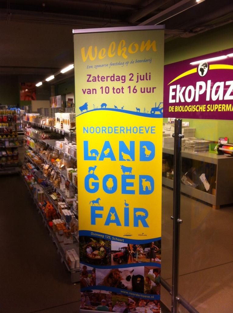 Volgende week zaterdag is onze jaarlijkse landgoedfair, duimen voor een dag met mooi weer.