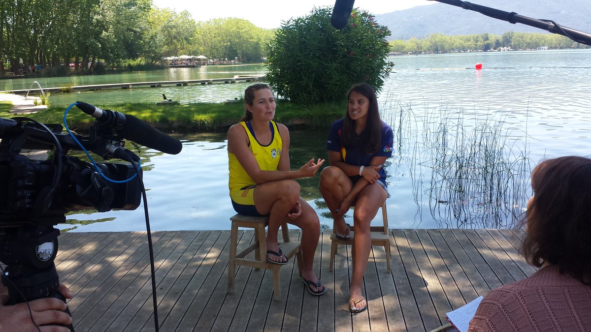 remcatalunya's tweet photo. @objetivorio2016 grabant a @alexsigur @pauvema @annaboada92 @ainacid94  @esportcat @UFECcat @teledeporte  @24h_tve 💪 https://t.co/np7gZtCWiA