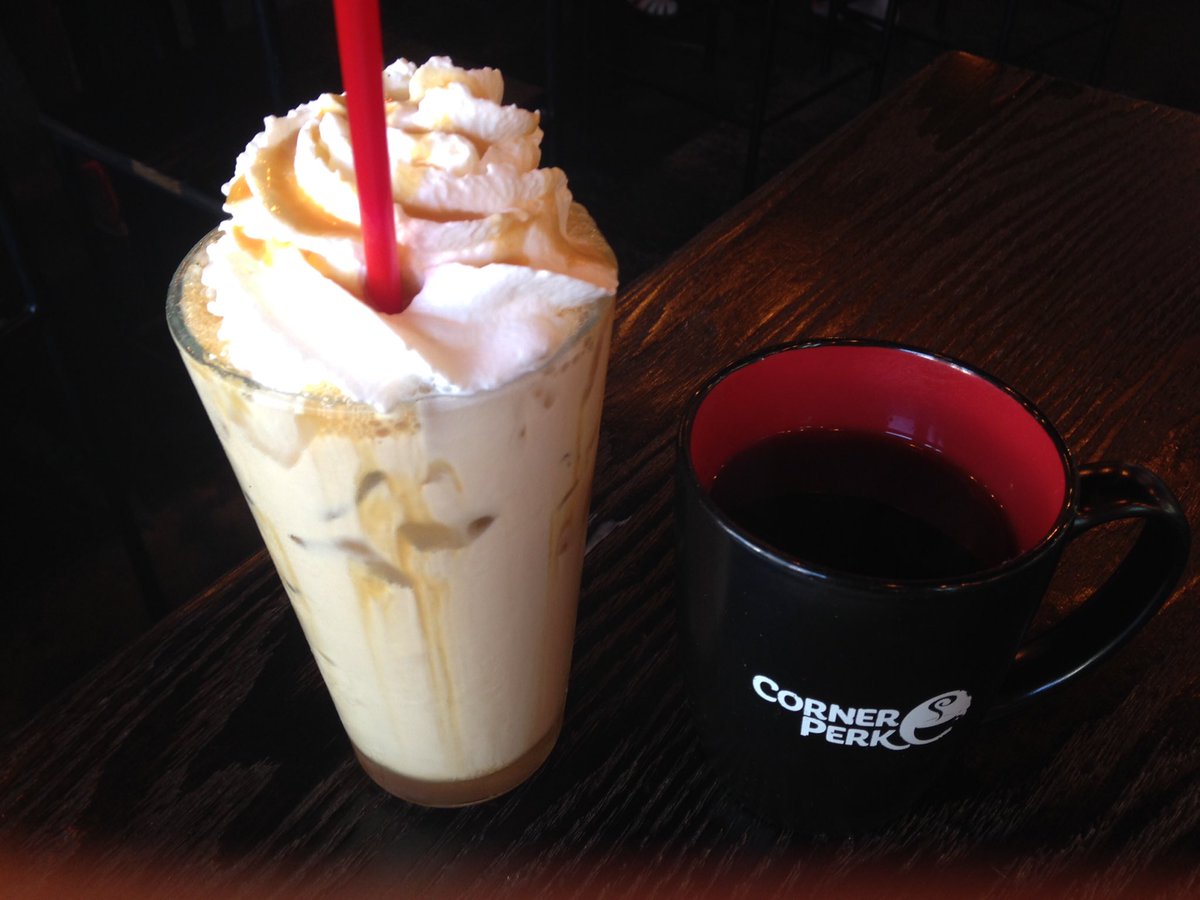 mariahchaney1's tweet photo. Local coffee shops to start out our morning! ❤️☕️☀️@work_it_man #betterthanstarbucks #cornerperk https://t.co/NcqLdV46Hs