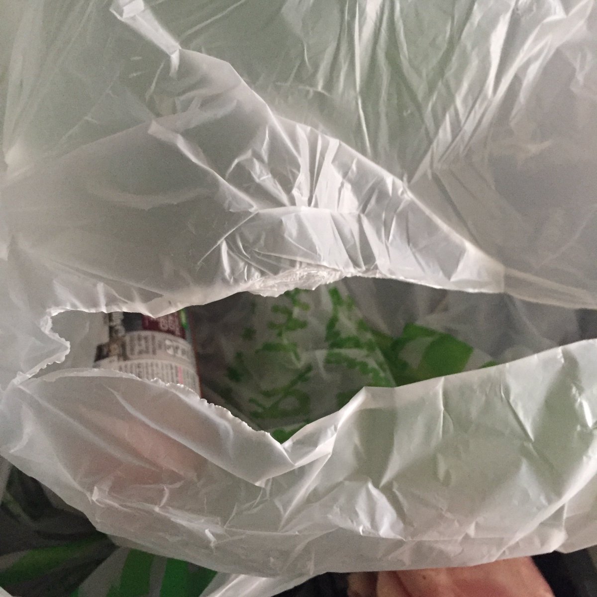 pudding_n_pie's tweet photo. @asda @AsdaServiceTeam AND your bags keep splitting on me,lost my bottle of wine to the pavement last night too :,( https://t.co/P9uamMghEW