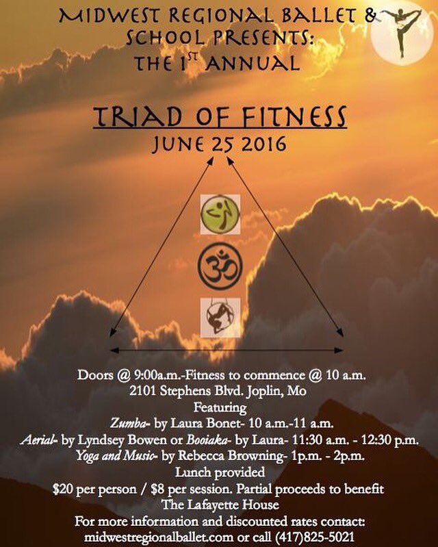 TODAY! It's not too late to join us for the Triad of Fitness! #MRB