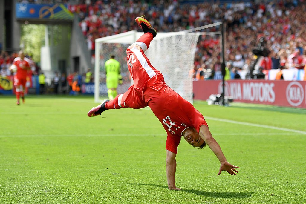 UEFAEURO's tweet photo. A moment for Shaqiri and #SUI to savour. The technique...
#EURO2016 #SUIPOL https://t.co/GUfqmipRZ6