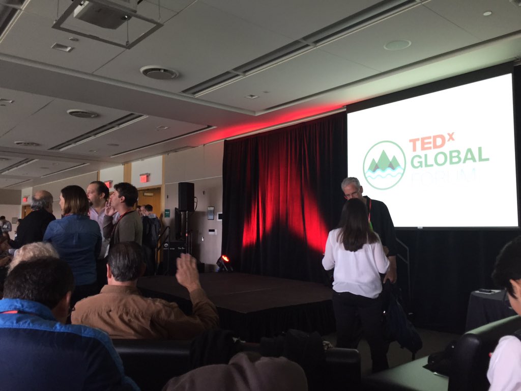_MarkD's tweet image. Sitting in conf room in Banff waiting for TEDxGlobalForum to start