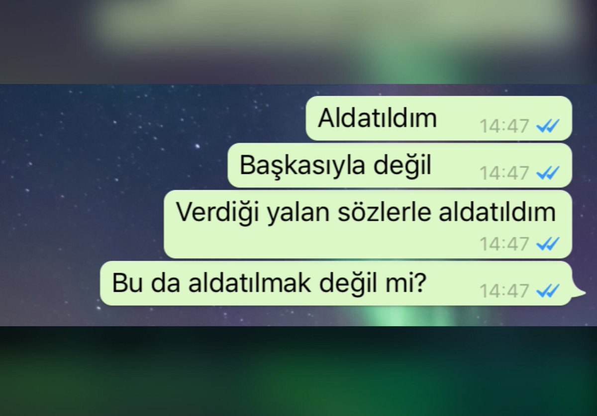 Aldatılmak Aldatılmak