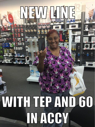 Store6750's tweet photo. Mrs.Badger couldn't wait to enjoy the #Limitless of @Sprint #sprint @SprintTAG @DGurosky @EddieSprint https://t.co/pmmY34WEJ2