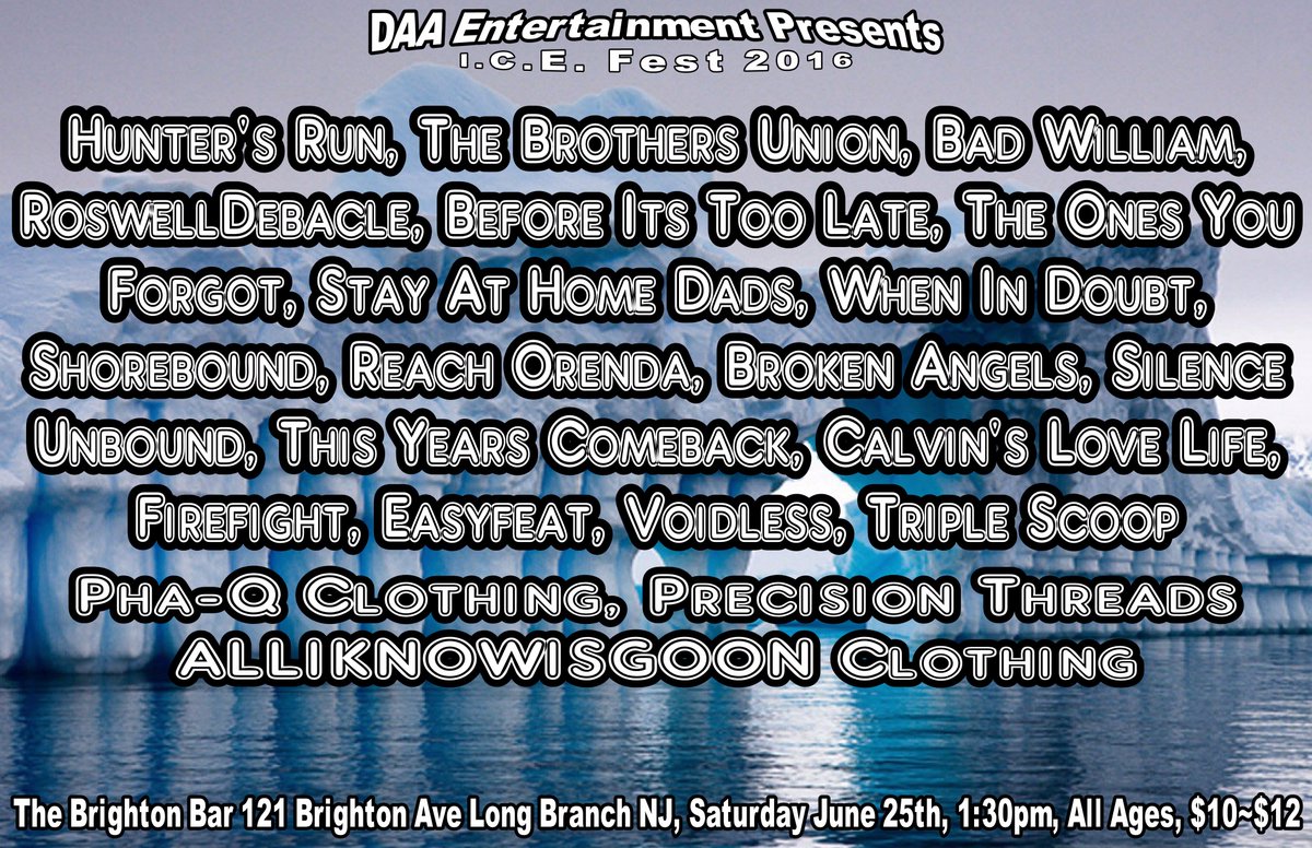 DAA_Concerts's tweet photo. Today @CLLofficial @Easyfeat @FirefightNJ @dream_precise @alliknowisgoon &amp; more
Info: https://t.co/FR1WlBCG8C https://t.co/vGYmnE0VYE