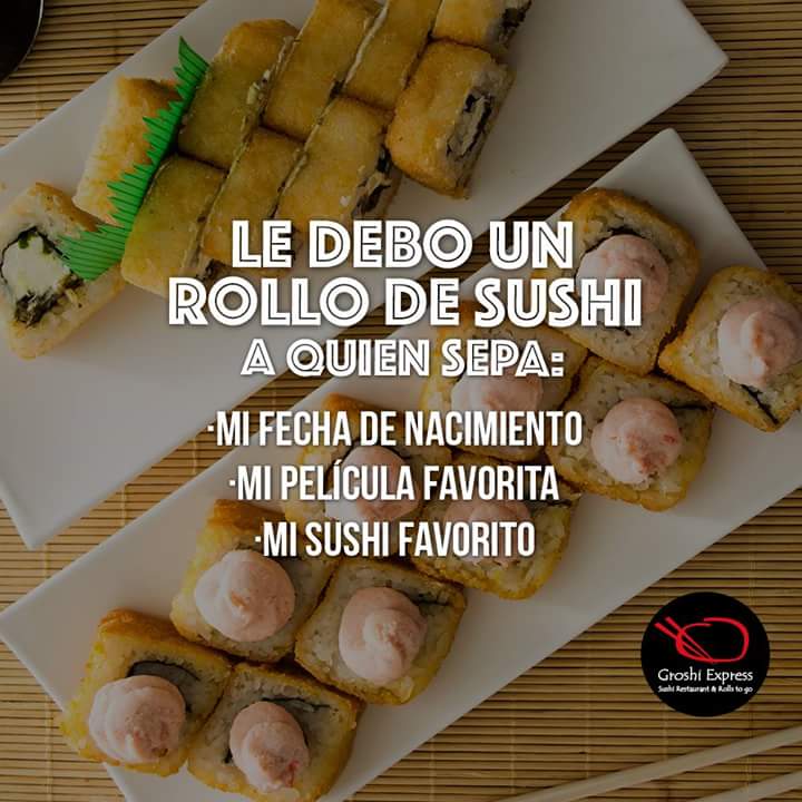 GroshiExpress's tweet photo. ¿Te atreves a compartirlo? ;) #groshiexpress #FelizFinDeSemana https://t.co/DPoogHqGle