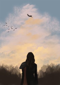 PaN_JDW's tweet photo. i love it #savescreen #clexa #fanart Sky people <3 Grounder https://t.co/WFA8ZfuzD2