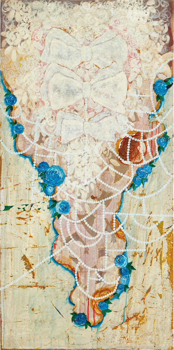 Sem título, 47×23in, Sold for $269,000 USD #beatrizmilhazes auctionclub.com/public/histori…
