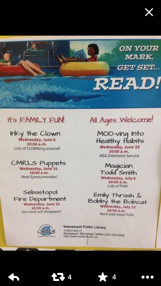 SebastopolElem1's tweet photo. Last week for the summer reading program at the Sebastopol Library!! #BobbyRocks! #BobcatNationAllIn! https://t.co/3LIQzZu7Vn