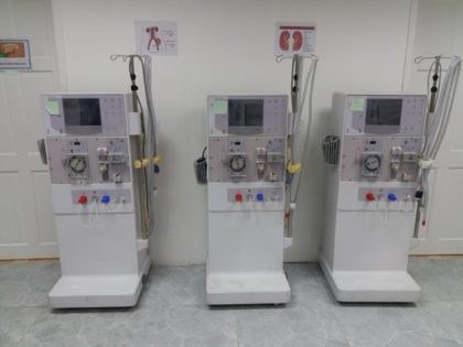 demwaves's tweet photo. GPHC gets eight dialysis machines – can now treat over 100 kidney disease patients weekly https://t.co/X8C1jlZv5A https://t.co/lst2dSXZZf