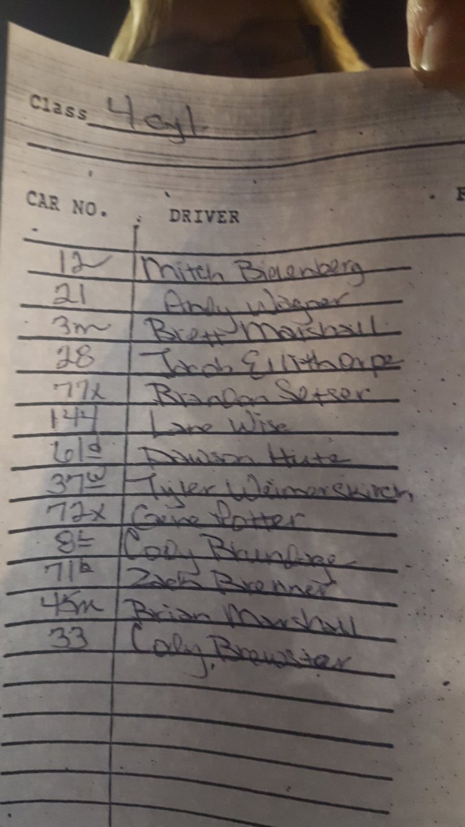 Mitch Bielenberg wins his second of the year in the 4-stocks.