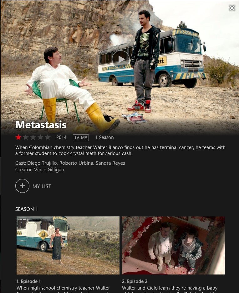 deswync's tweet image. THERE'S A COLOMBIAN RIP OFF OF BREAKING BAD I CAN'T EVEN