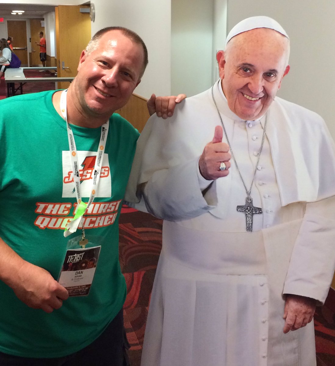 StFerdYG's tweet photo. You never know who is going to show up at #steubystl  @chrismpadgett https://t.co/eChUnBwNj4