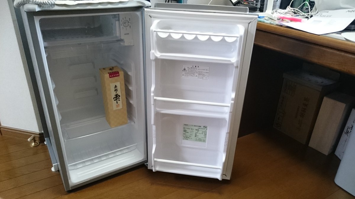 和醸良酒 この夏の酷暑に備えて 日本酒用の小型冷蔵庫を購入 Aqua Aqr 81e S 日本酒 日本酒用冷蔵庫 一升瓶が入る 和醸良酒 この夏の酷暑に備えて 日本酒用の小型冷蔵庫を購入 Aqua Aqr 81e S 日本酒 日本酒用冷蔵庫 一升瓶が入る