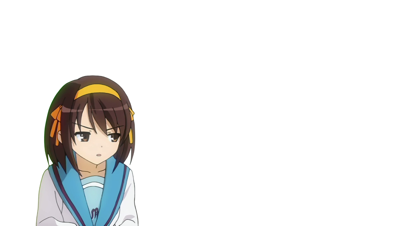 アニメ素材bot 涼宮ハルヒの憂鬱 3話 横目で見る涼宮ハルヒ 素材 T Co C9gcr757t8 Twitter