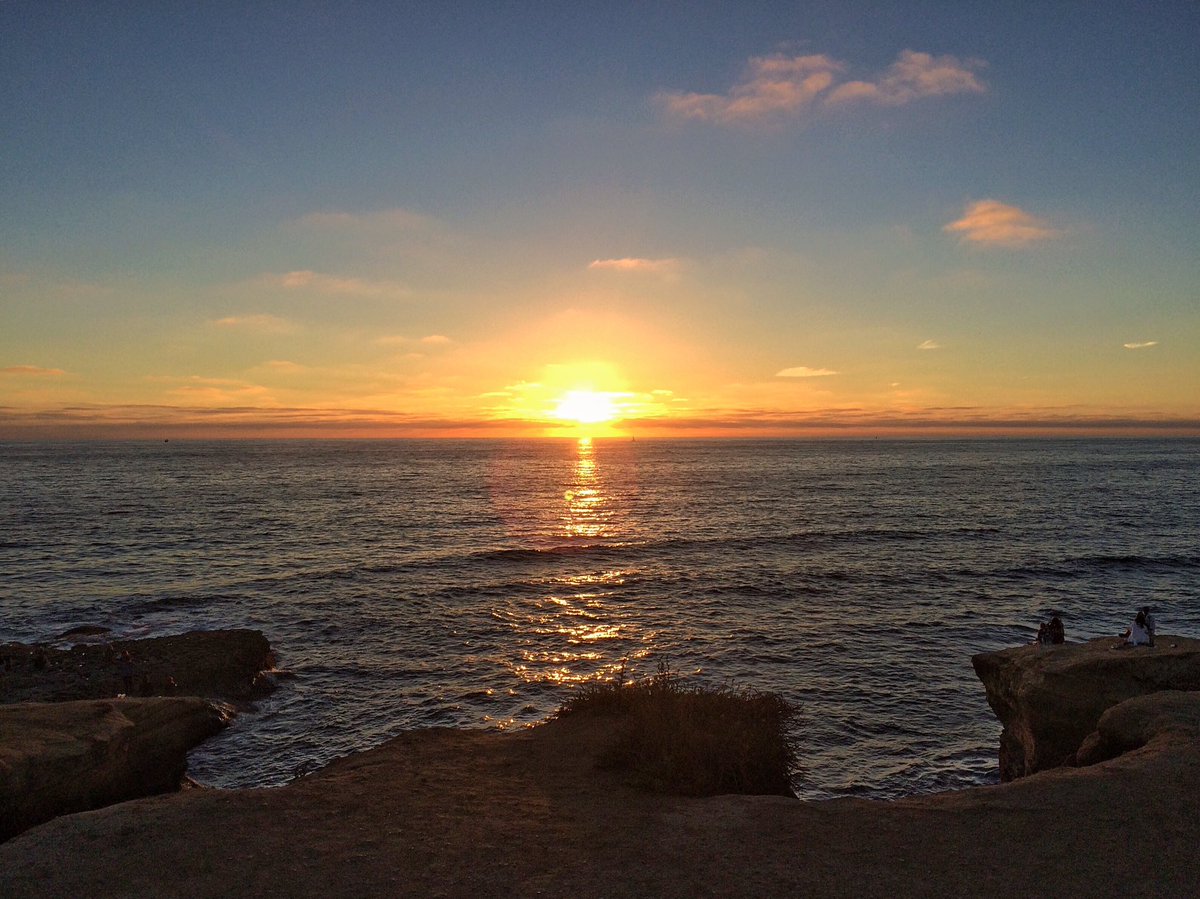 Happy to have seen the sun rise over the Atlantic and now set over the Pacific