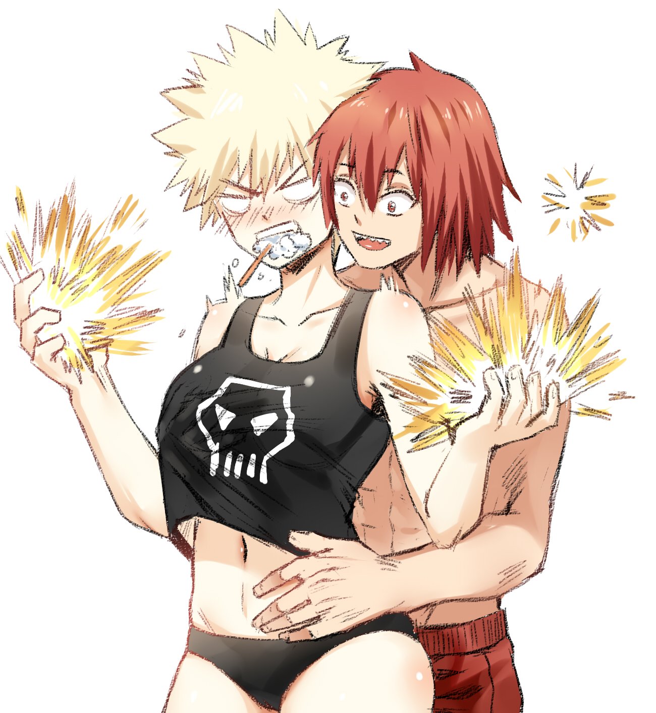 HaneRu on X: #切爆 #切島鋭児郎 #爆豪勝己 #僕のヒーローアカデミア 女体化注意 t.co1UQMq3qlUT   X