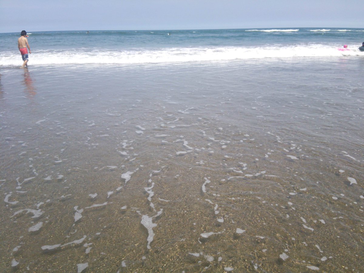 ゆうちい V Twitter 今年初の海 大竹海岸鉾田海水浴場 海開き前ですが水はあったかいし けっこう賑わってます 大竹海岸鉾田海水浴場