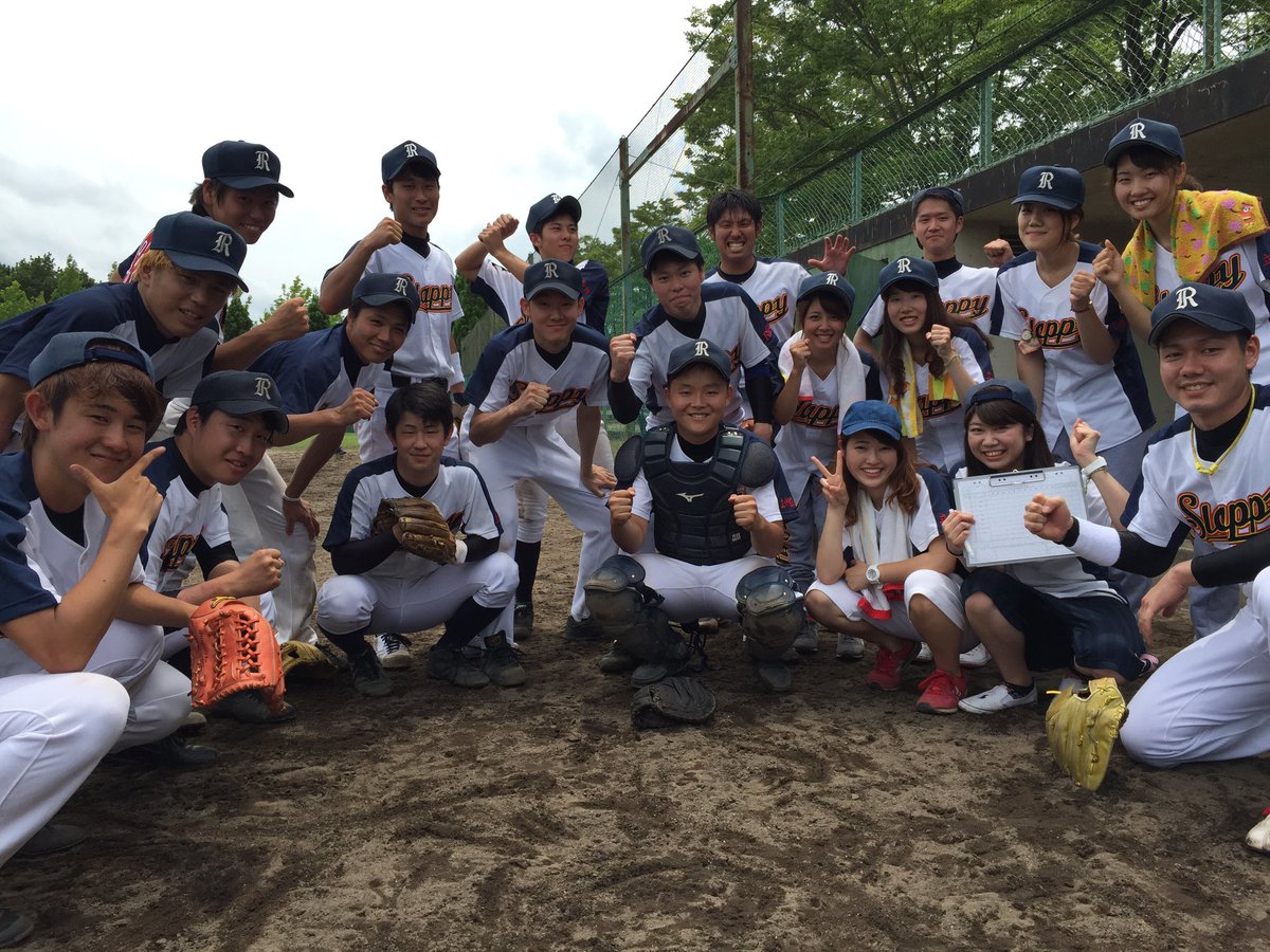 spokatsu's tweet photo. 【スポ活 SBTW 6th】
KBC琵琶湖に続き、滋賀の雄といえばこのチームに他ならない！立命館大学Slappy‼︎毎年マネと選手が融合した良いチームに仕上がるのが特徴！今年も新入生にSlappyイズムを注入する！！
#スポ活野球 https://t.co/LnxCSJIGJH