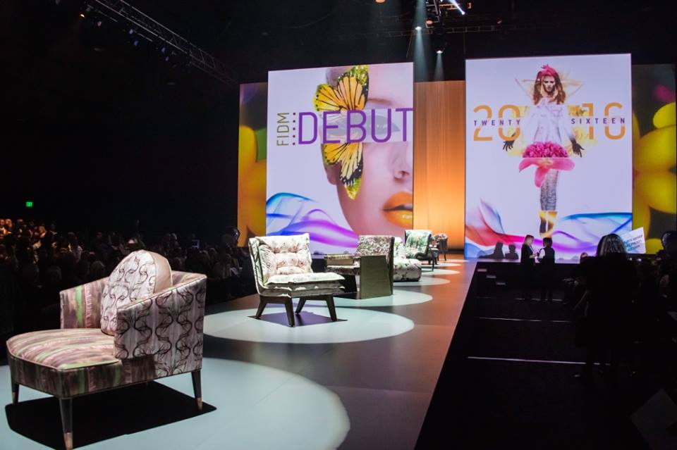FIDM's tweet photo. #FIDMFact: Each year at #FIDMDebut, Interior, Fashion, & Textile Design students come together for #ChairingStyles. https://t.co/olYuH5pF7u