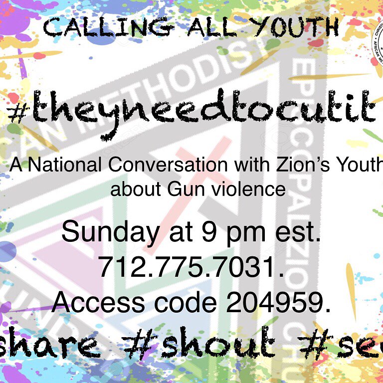 KB2NextLevel's tweet image. We won't be talking about cutting drugs but cutting racial injustice! Join the conversation!!#zionyouthrock