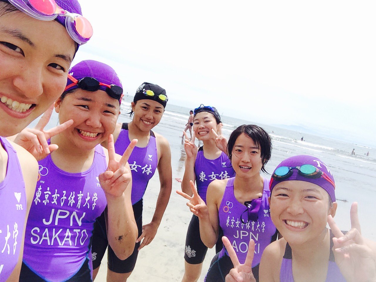 Yahoo!オークション - 東京女子体育大学 指定水着 L 競泳水着