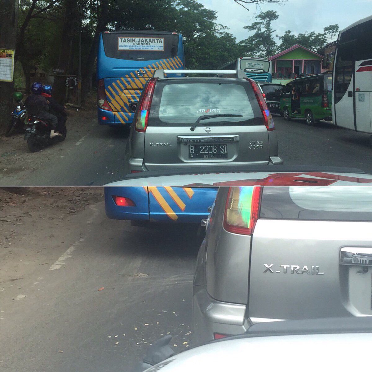infobdg's tweet photo. Via @Gerriclift : sepanjang jalan nagrek arah Bdg Mobil pribadi ini buang sampah makanan ke jalanan #plisatuhlah https://t.co/ht0oXGl1Kf