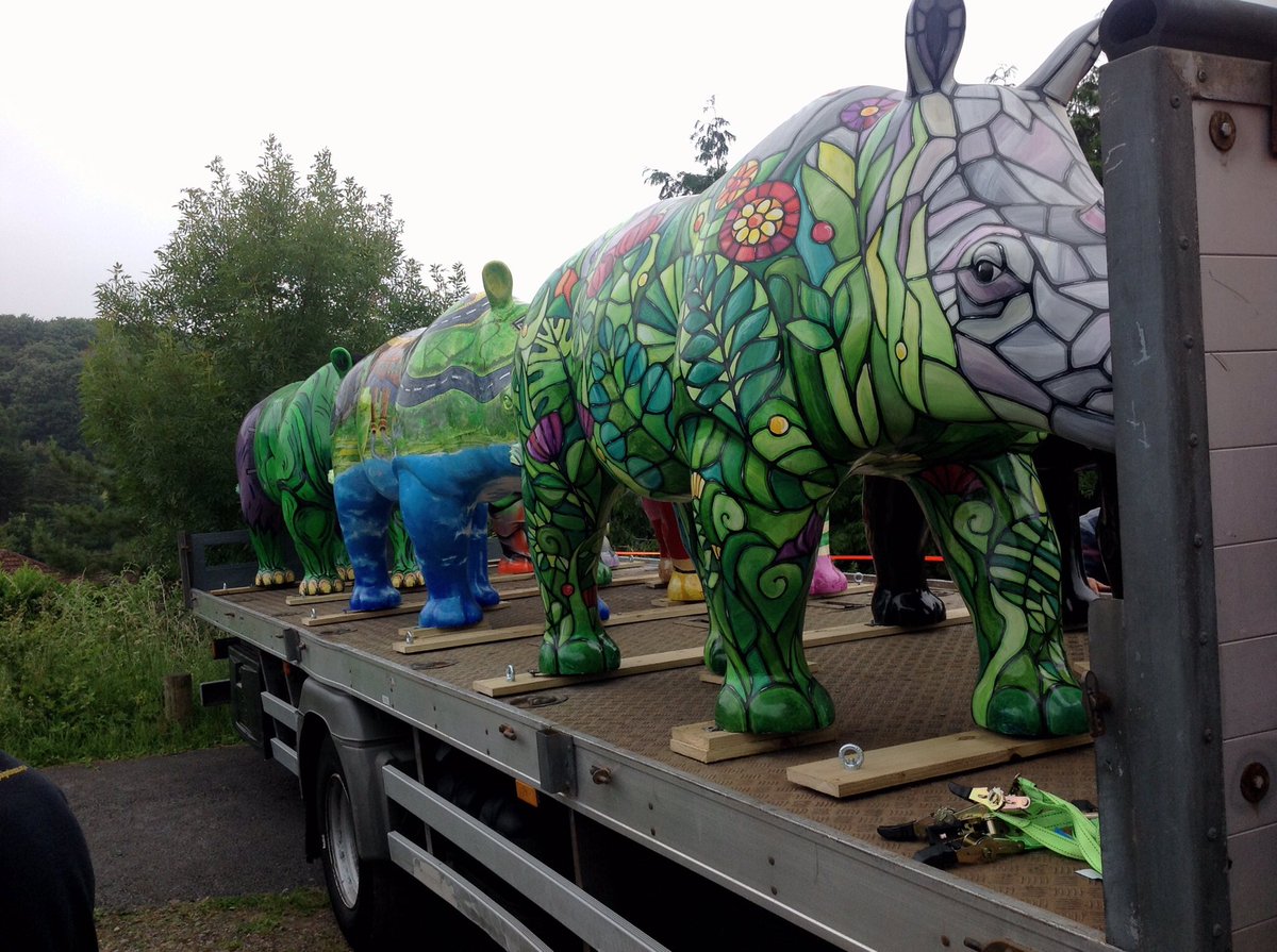 RhinosaurCav's tweet image. @JennyLeonardArt looking fearsome #GreatBigRhinos @GreatBigRhinos