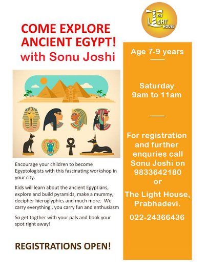 thelighthouse_m's tweet photo. Come #Explore with Sonu Joshi.
#New topics every week.
This week we're exploring #AncientEgypt.
#lighthouse https://t.co/L2oCJL12Xr