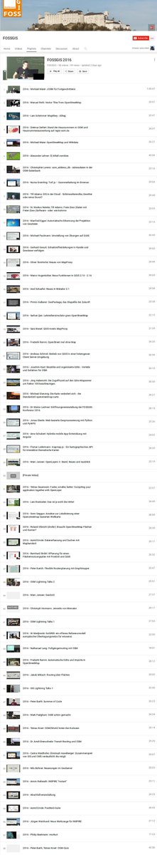 tbsprs's tweet image. Video recordings from #FOSSGIS2016 are online youtube.com/playlist?list=… @FOSSGIS_Konf #FOSSGIS @fossgis_eV @c3voc