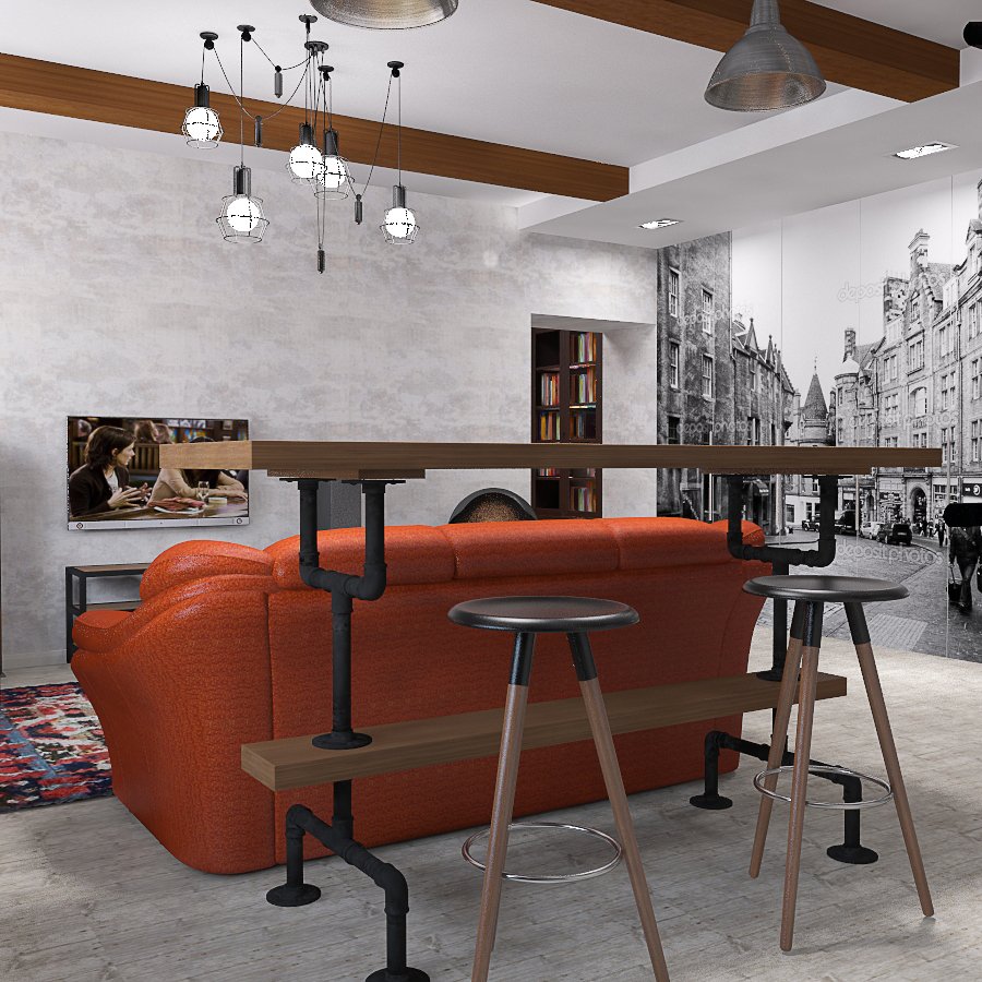 DesignFluor's tweet image. Кухня гостиная в стиле лофт.

#дизайнинтерьра #дстудия #лофт #re[yzujcnbyfz