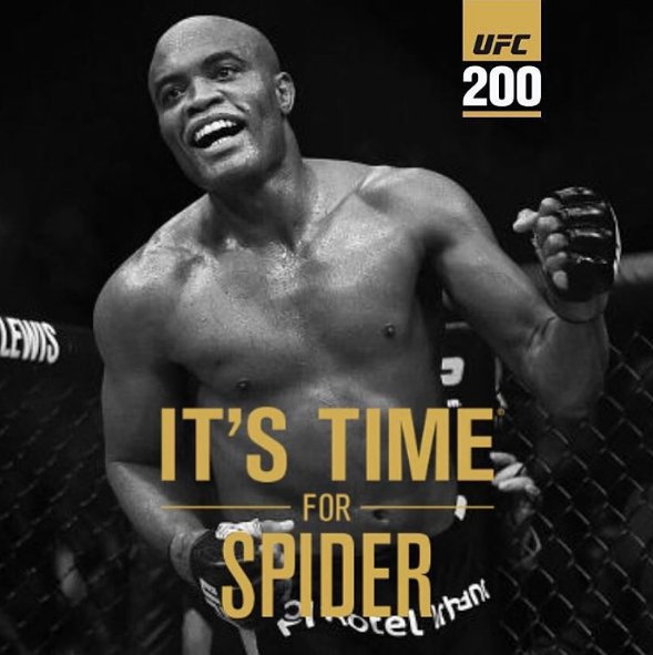 BleacherReport's tweet photo. BREAKING: Anderson Silva will replace Jon Jones and fight Daniel Cormier at #UFC200 
https://t.co/slo1LtQgoF https://t.co/9wmqlv38gF