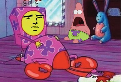 GonePlant's tweet photo. #1 7/8/16 #yaranaika #SurprisedPatrick #SpongeBob #SurpriseButtsecks https://t.co/PZWSkNdiUI
