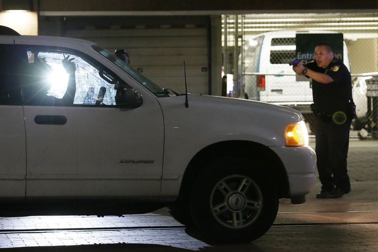 business's tweet photo. LATEST: Police now say four officers killed by snipers during protests in Dallas https://t.co/D1RdHmOza3 https://t.co/9M0JXjPKEY
