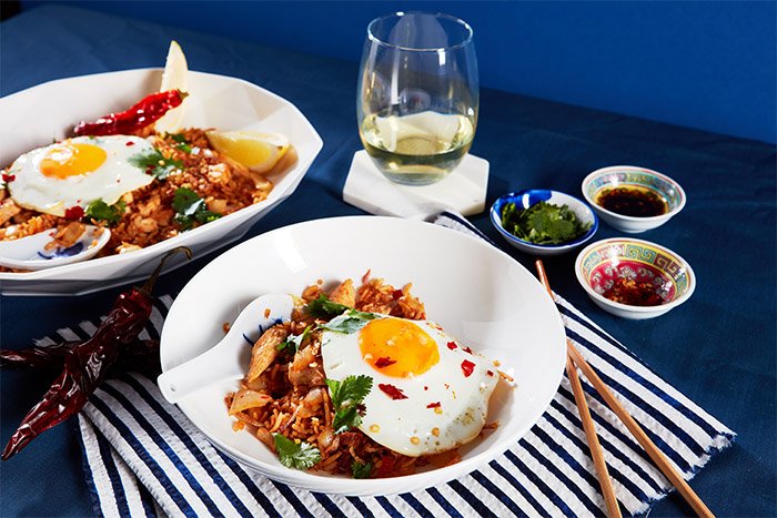WineSociety1946's tweet photo. Try @queenoffiano's nasi goreng recipe with a glass of @HolmOakWinesTas #Riesling https://t.co/pAnx893Rv1   #wine https://t.co/jXGuxD5dkS