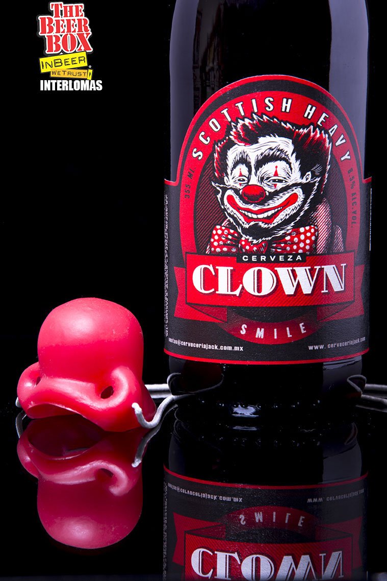 InterlomasTBB's tweet photo. bebe tus miedos...
#BeerBox #Interlomas #Clown https://t.co/fldAeWxHvk
