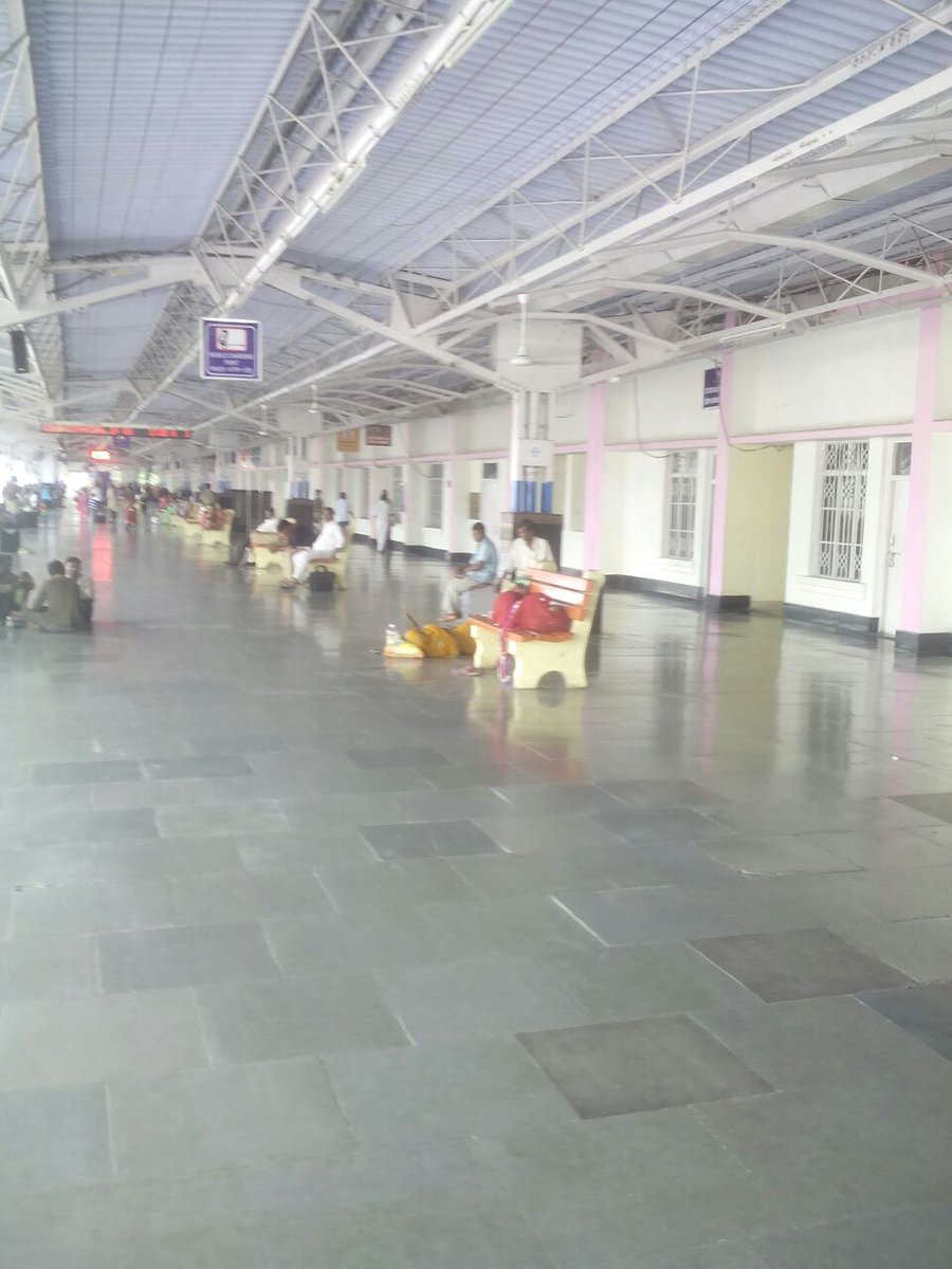 We have made Swatchh Bharat and Swatch Rail a reality. A random view of Katihar PF no 1 at 7.30pm yesterday.