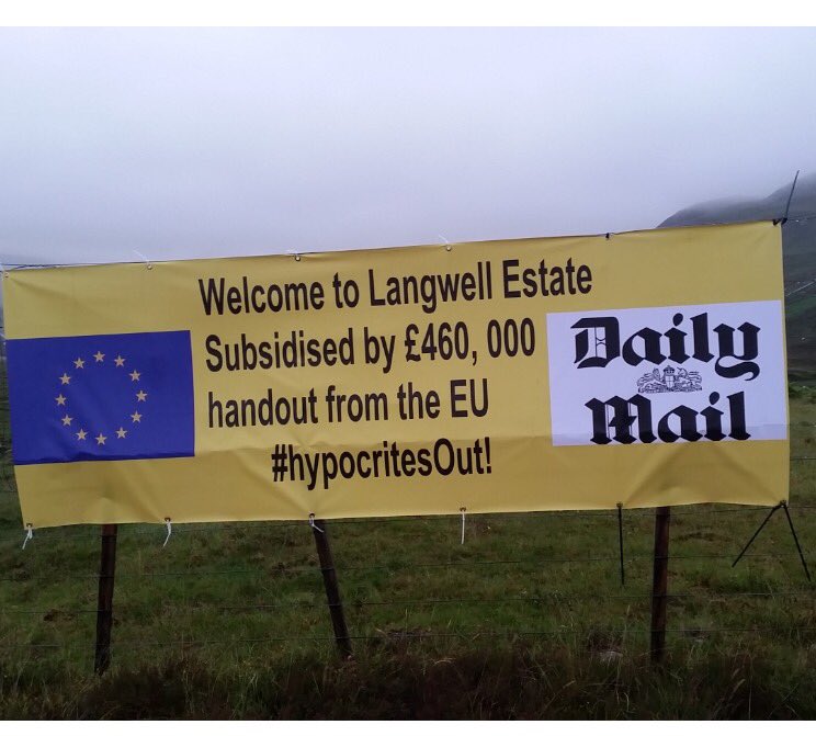 campbellclaret's tweet photo. Now that is funny. Well done the Highlanders sick of multimillionaire sociopath landowner Paul Dacre #hypocritesout https://t.co/5FxJqoV2u3